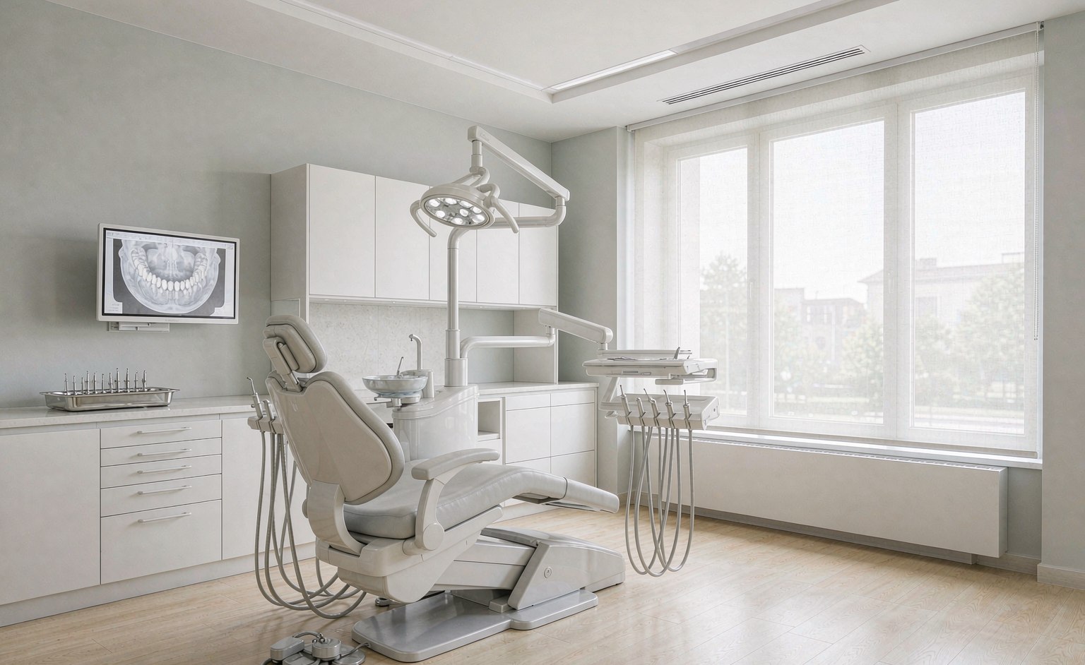 A modern dental treatment suite